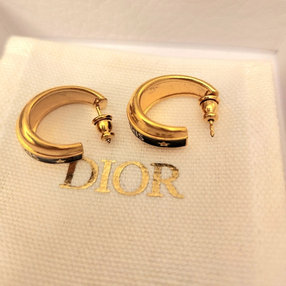 AUTHENTIC DIOR CODE EARRINGS - Picture 6 of 7